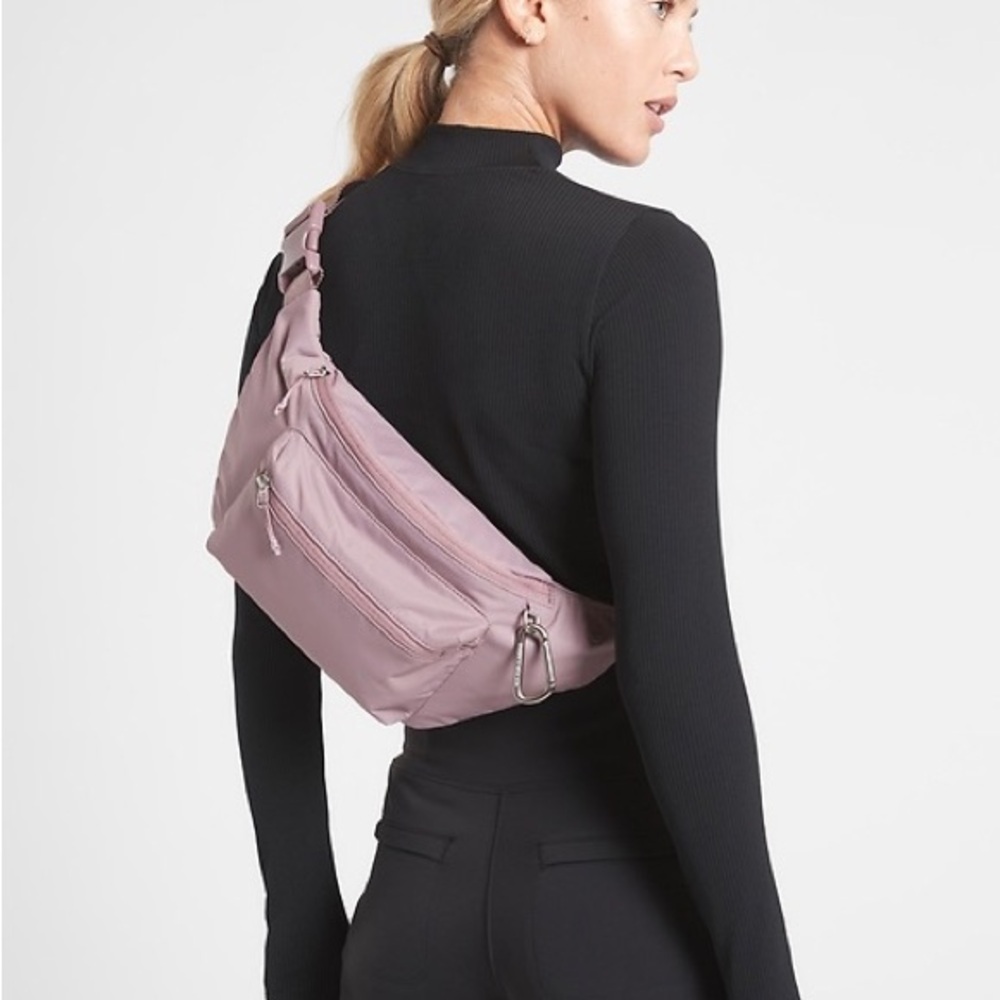 Athleta dusty rose fanny pack